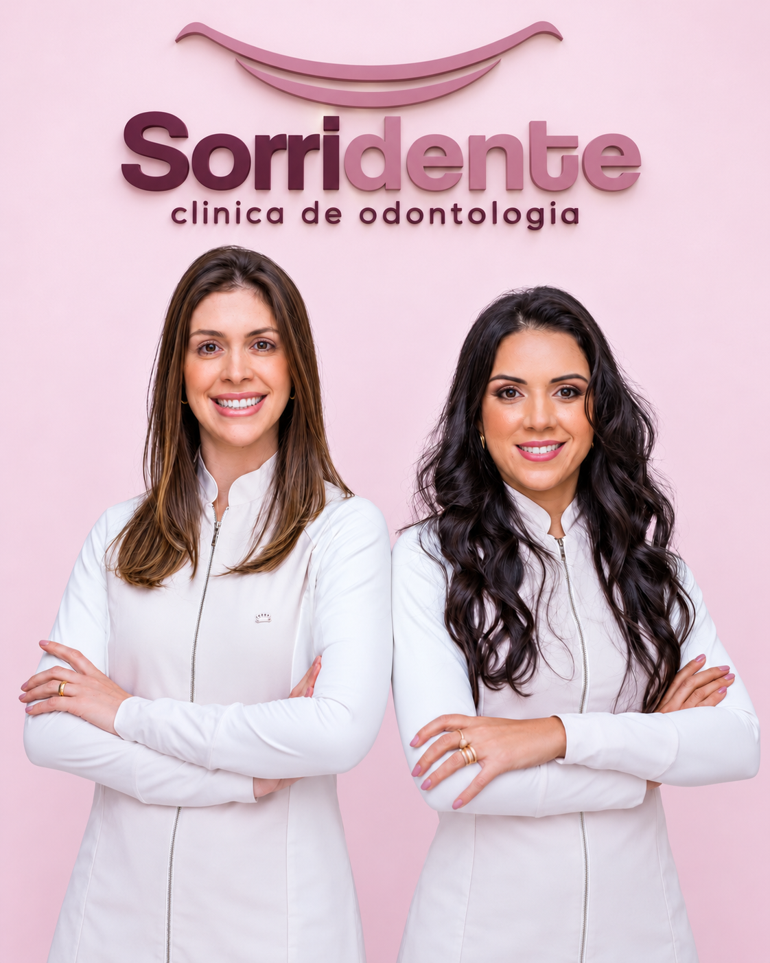 As duas dentistas responsáveis pela Sorridente